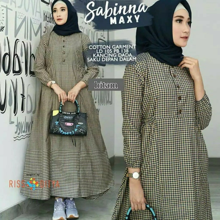 Gamis KATUN Kotak Sabinna TERMURAH  3