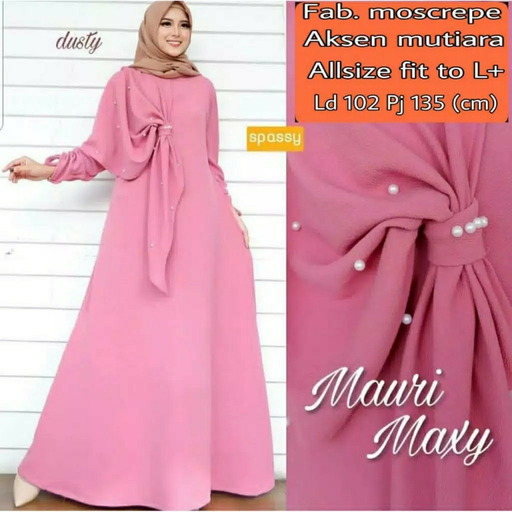 Gamis MUTIARA Mauri Maxi Dress BEST SELLER  4