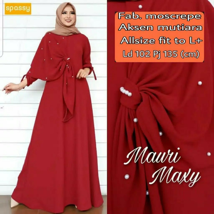 Gamis MUTIARA Mauri Maxi Dress BEST SELLER  5