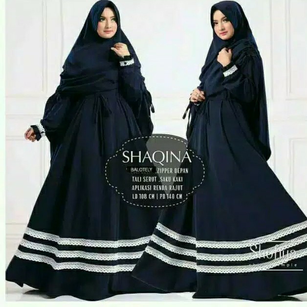 Gamis Set - Shaqina SyariProduk Dress  Khimar 3