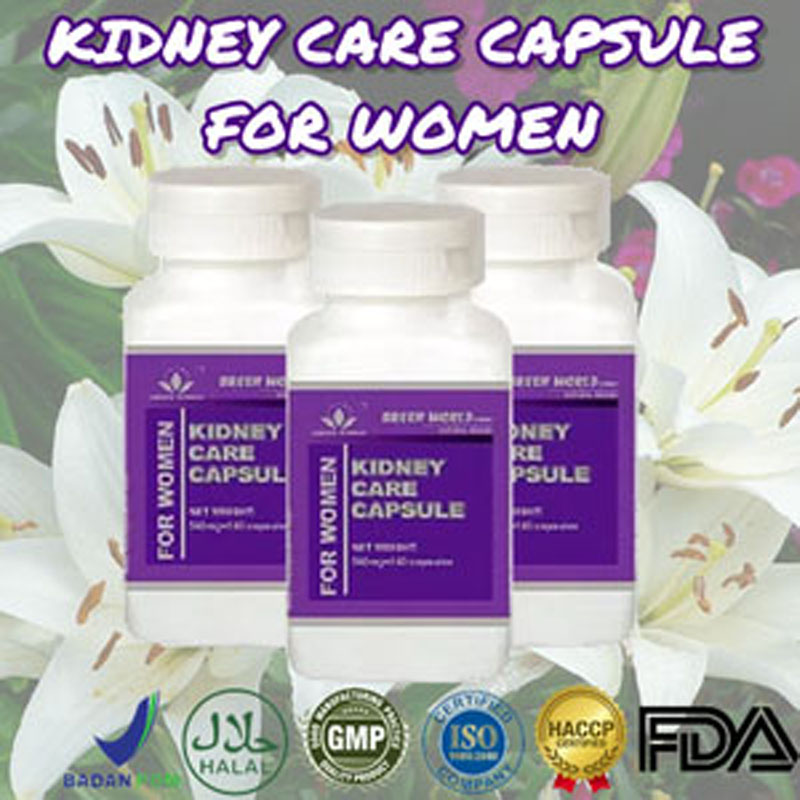Green World Kidney Care Capsule For Women Menutrisi Ginjal, Menjaga Fu 2
