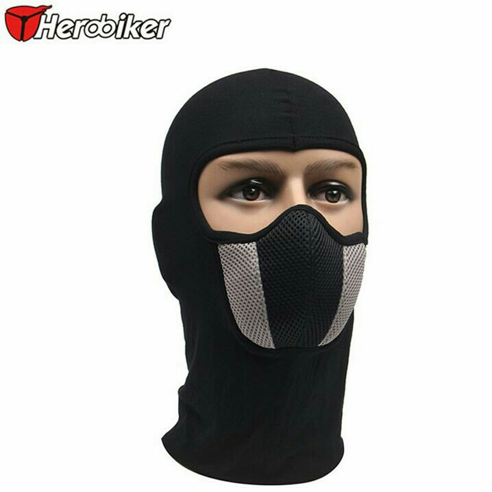 HEROBIKER Masker Motor Full Face Ninja OMSEG4KYZ D5 2