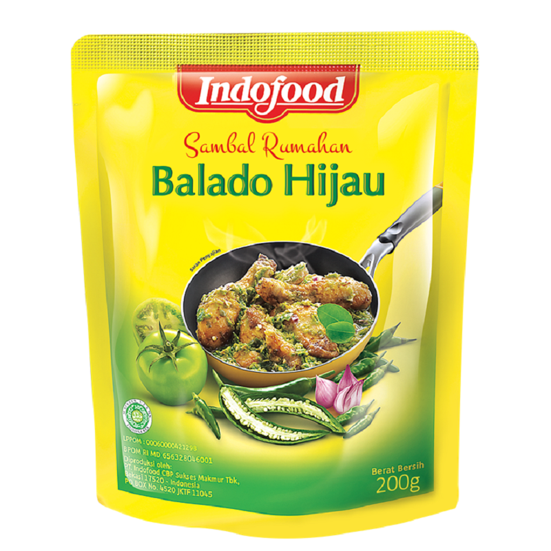 Indofood Sambal Rumahan Sambal Hijau 200G
