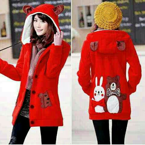 JAKET FUNNY MERAH 2