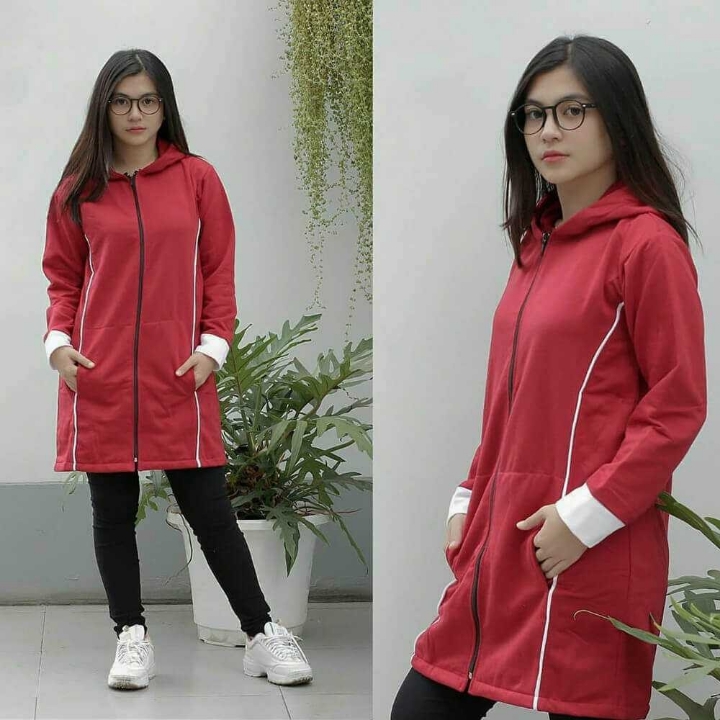 Jaket Hoodie Long Jacket - FAM 009 2