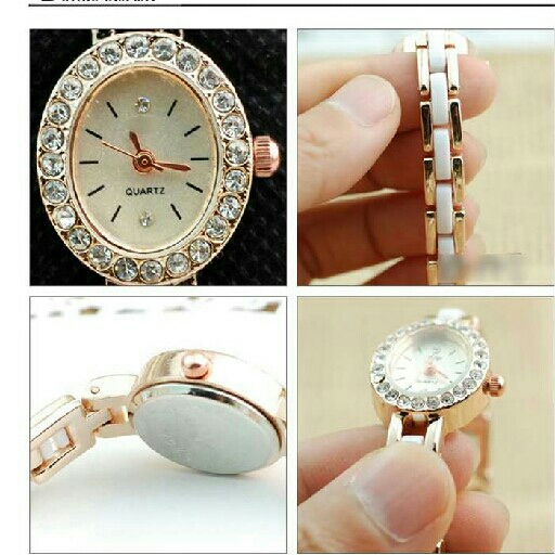 Jam Tangan Import White 3