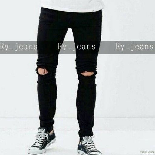 Jeans Sobek Pria 2