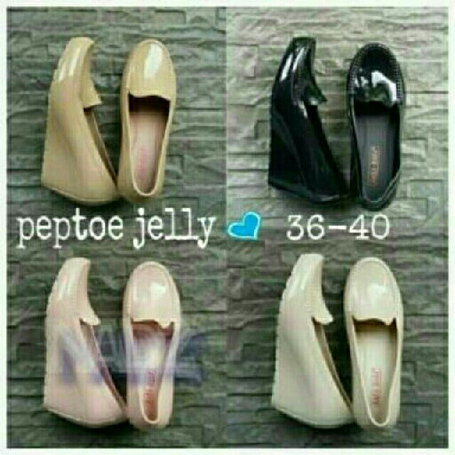 Jelly Shoes Wedges Kotak 2