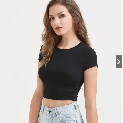 KAOS CROP LENGAN PENDEK 2