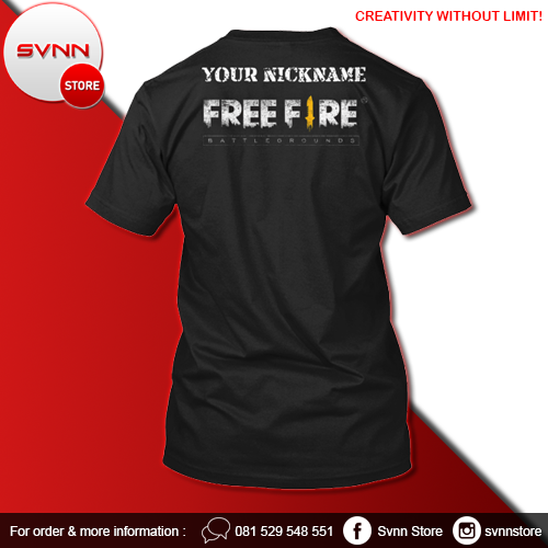 Kaos Free Fire Garena 2
