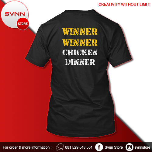 Kaos PUBG Chicken Dinner 2