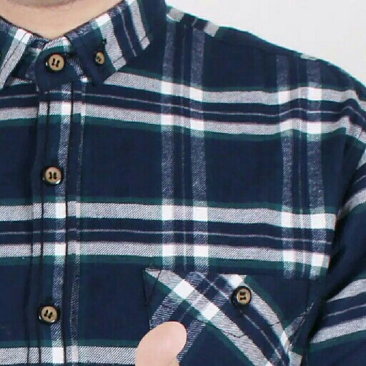 Kemeja Flanel Lengan Pendek 3