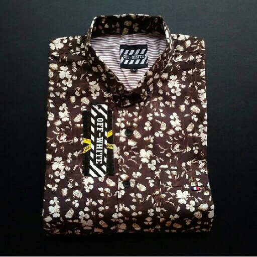 Kemeja Motif Lengan Pendek 2