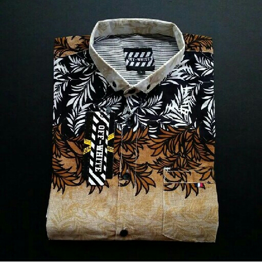 Kemeja Motif Lengan Pendek 3