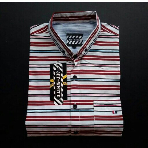 Kemeja Motif Lengan Pendek 3