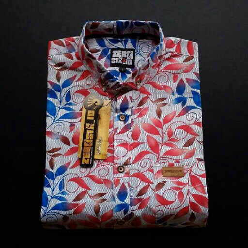 Kemeja motif Lengan Pendek 3