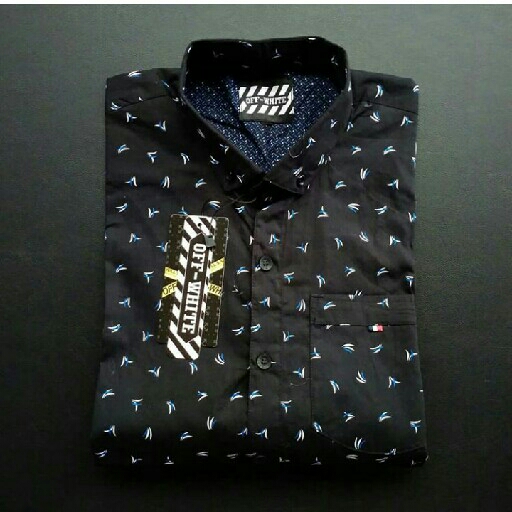 Kemeja motif Lengan Pendek 4