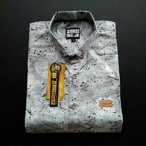 Kemeja motif Lengan Pendek 4