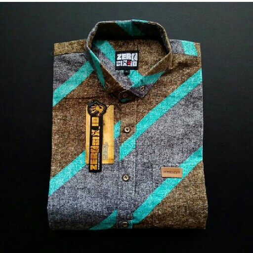 Kemeja motif Lengan Pendek 4