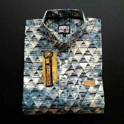 Kemeja motif Lengan Pendek 5