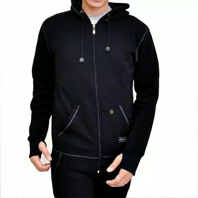 Kent Jaket Zipper Full Black 2