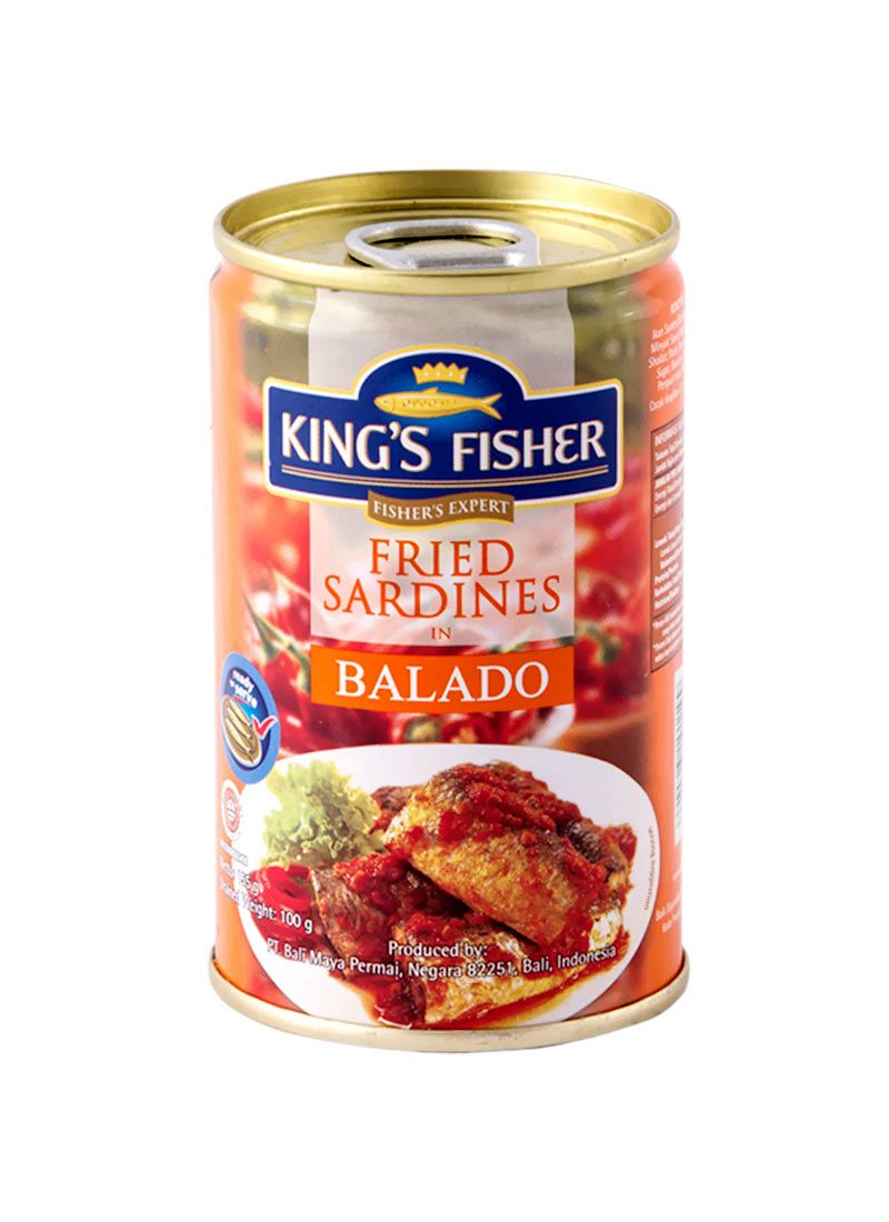 King's Fisher Sarden Goreng Balado 155G