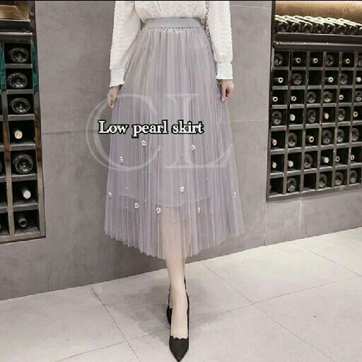 LOW PEARL SKIRT 4