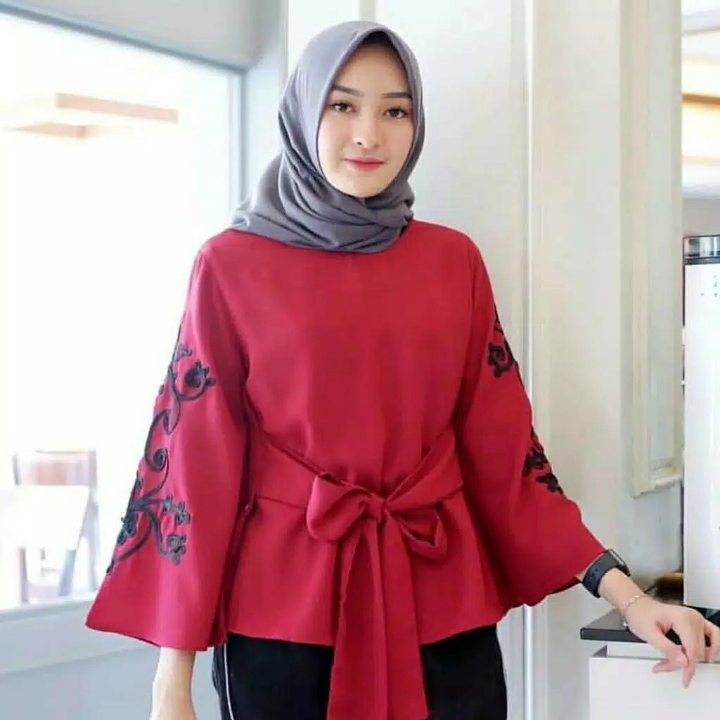 Ladiora Top  Blouse Muslim  Baju Atasan Wanita 3