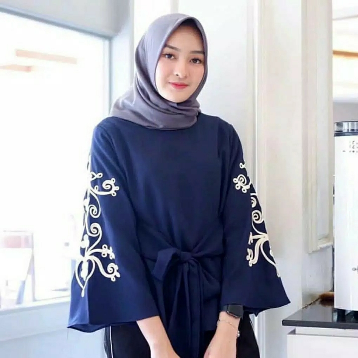 Ladiora Top  Blouse Muslim  Baju Atasan Wanita 4