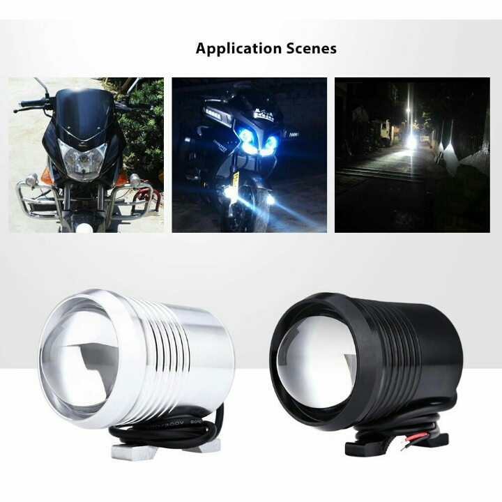 Lampu Tembak Motor LED - High Low Beam 1200 Lumens 30W  5