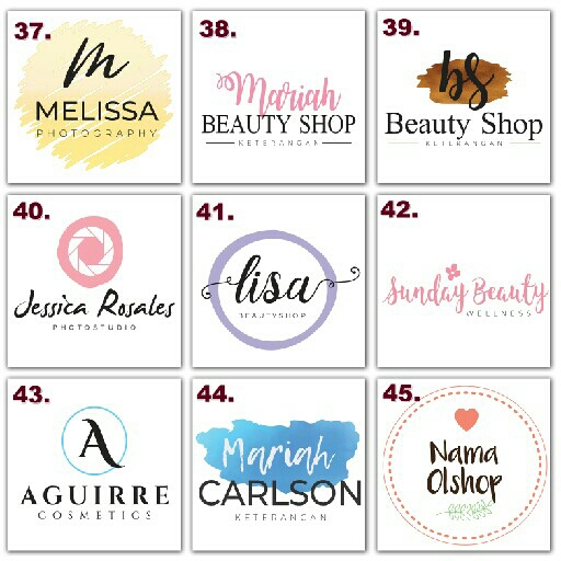 Logo Olshop - Watermark Simple Elegant 1-45 5