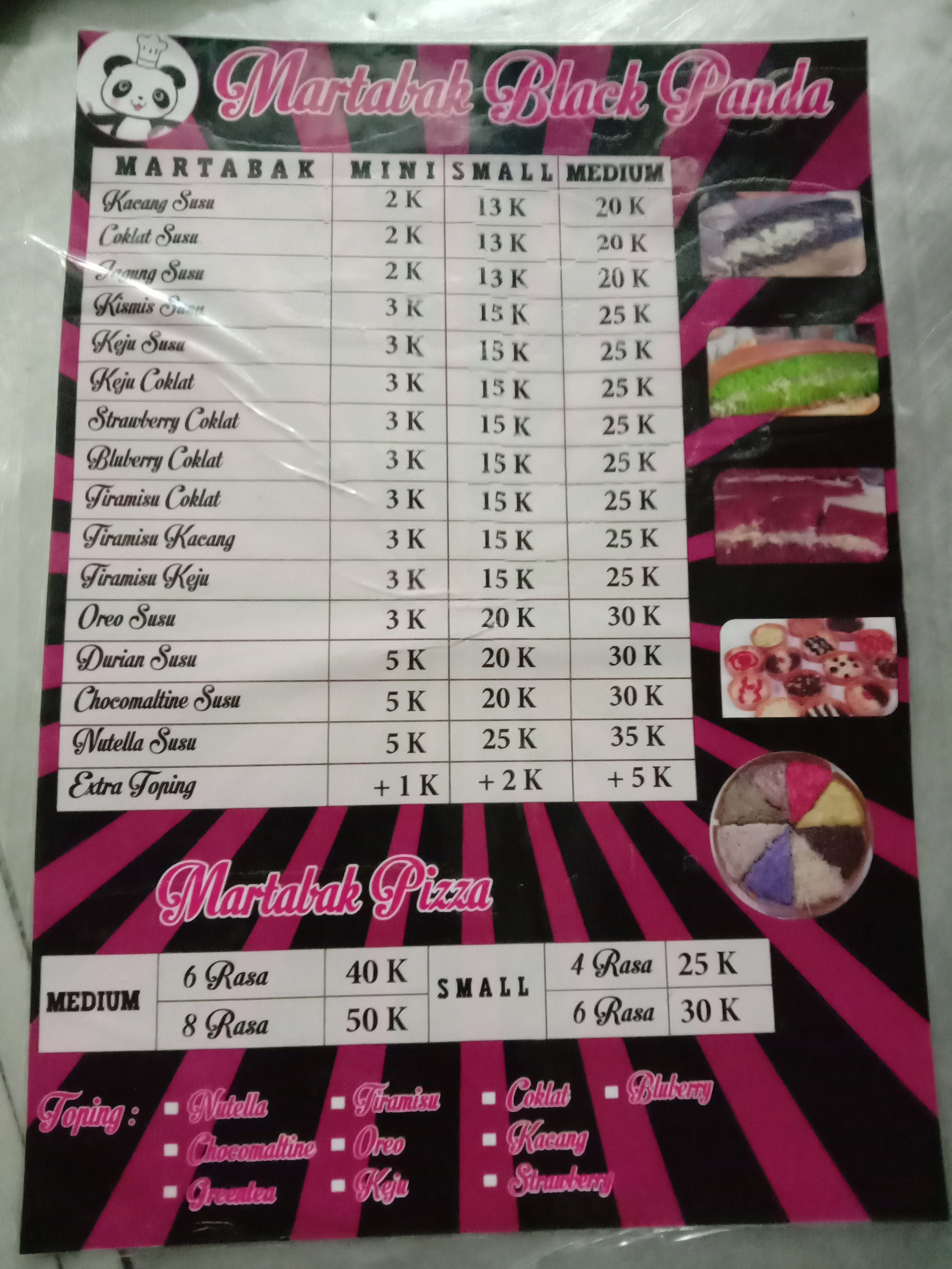MARTABAK BLACK PANDA 2