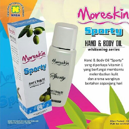 MORESKIN HandBody Oil SPORTIF 2