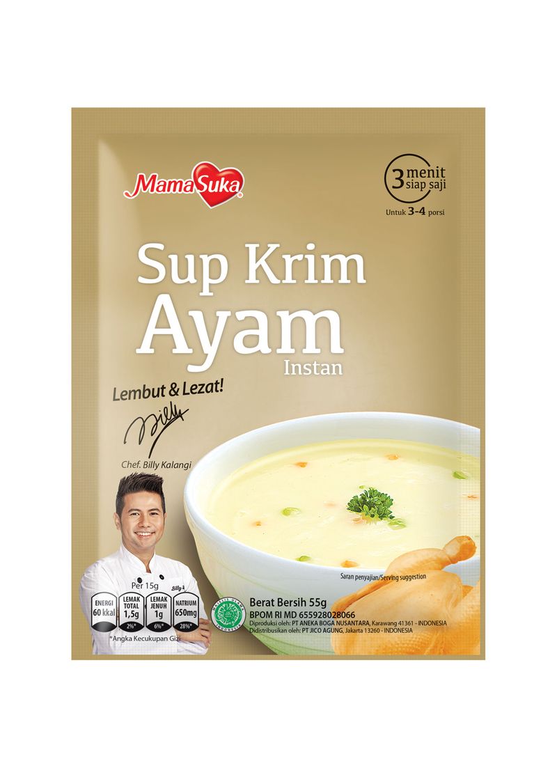 Mamasuka Sup Krim Ayam 55G
