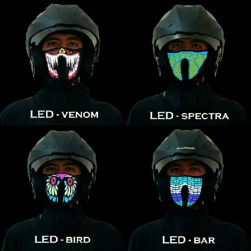 Masker Motor LED 2