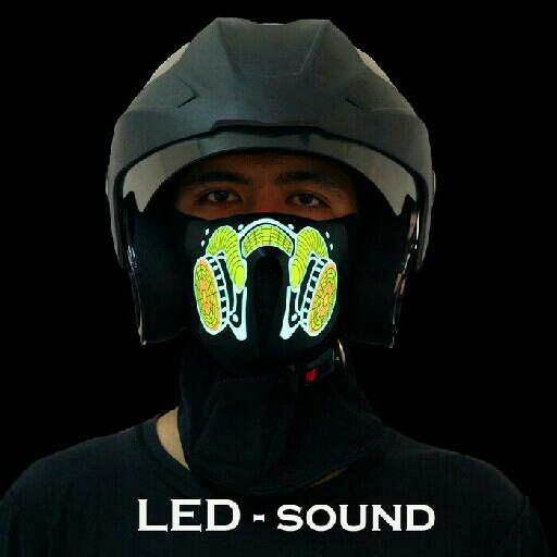 Masker Motor LED 3