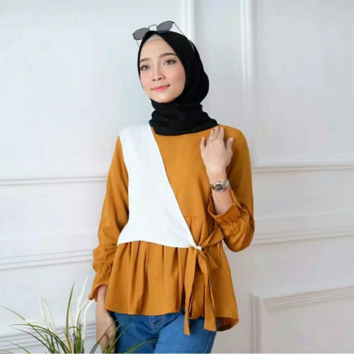 Maudi TopBlouse MuslimBaju Atasan Hijab 3