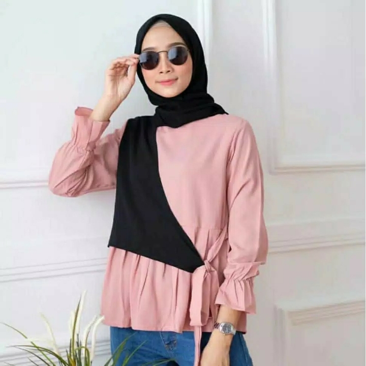 Maudi TopBlouse MuslimBaju Atasan Hijab 4