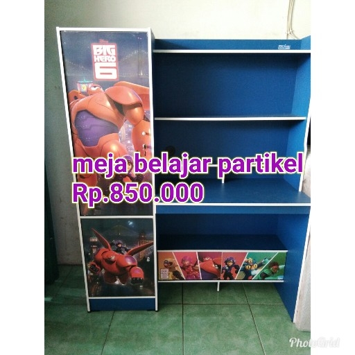 Meja Belajar Dan Almari Partikel 3