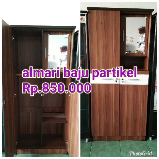 Meja Belajar Dan Almari Partikel 4