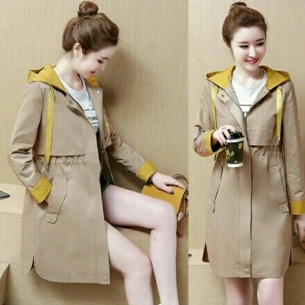 Midi Dress Wanita Dress Hoodie Coat Mr Tapi 2