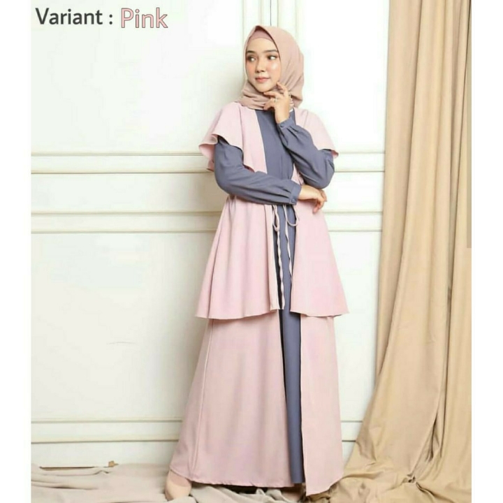 Morza Gamis Maxi Cardi Moscrepe 2