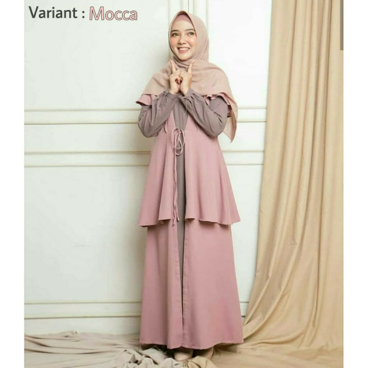 Morza Gamis Maxi Cardi Moscrepe 4