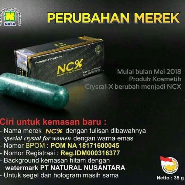 Natural CRYSTAL - X or NCX 3