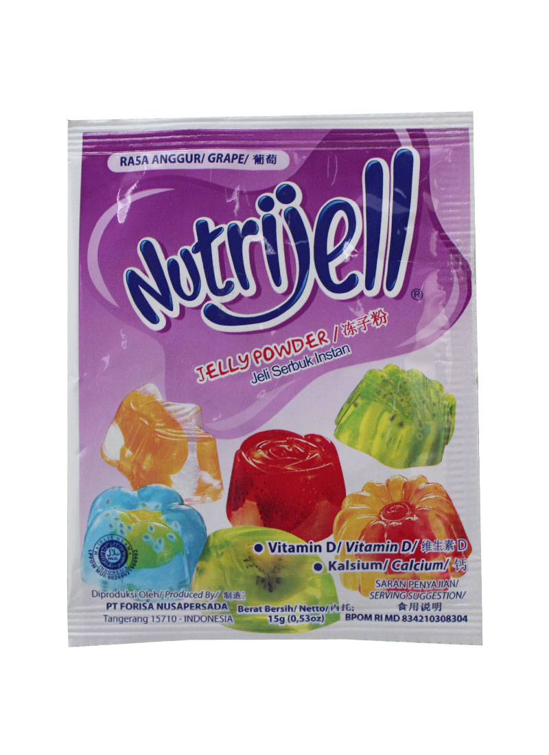Nutrijell Konnyaku Jelly Powder Grape 15G