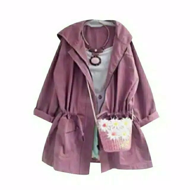 Outwear Wanita - Parka Jaket Hoodie 5