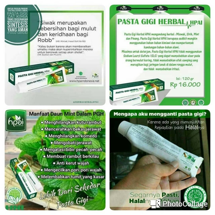 Pasta Gigi Herbal HPAI 4