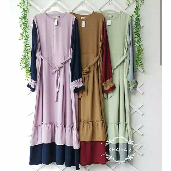 Promo Baju Gamis Modern - Dress Maxi Khaira 4