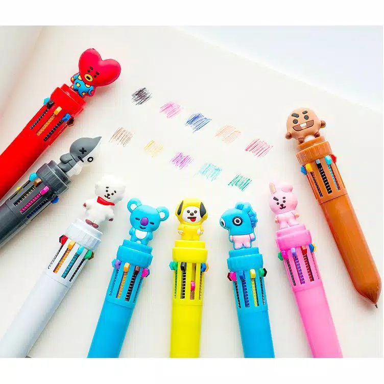 Pulpen warna-warni