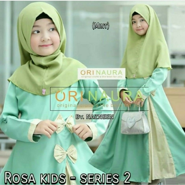 Rosa Kids Gamis Muslim Anak 7-9 Tahun 4